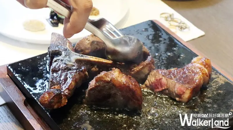 台北萬豪酒店推出豪華頂級「爆米花牛排」 / WalkerLand窩客島整理提供 未經許可，不得轉載