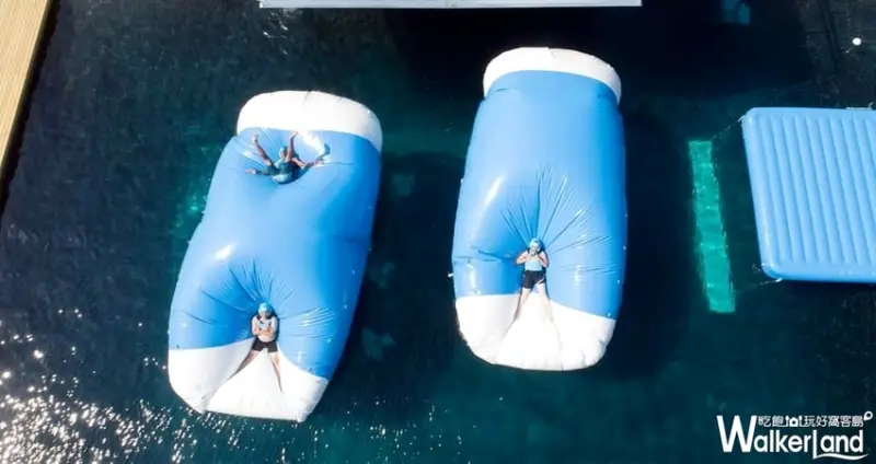 花蓮景點「新天堂樂園 滑水道、跳水台」 / WalkerLand窩客島整理提供 未經許可不可轉載