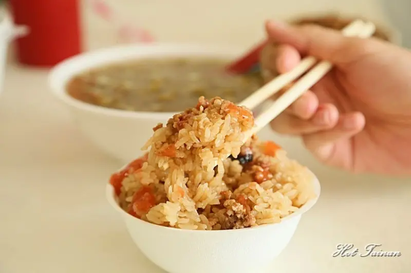 北埔阿婆油飯 /美食窩客 熱血玩台南 提供 未經許可，不得轉載