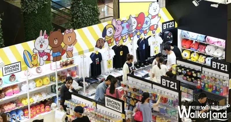 LINE FRIENDS夏日快閃店 / WalkerLand窩客島整理提供 未經許可不可轉載