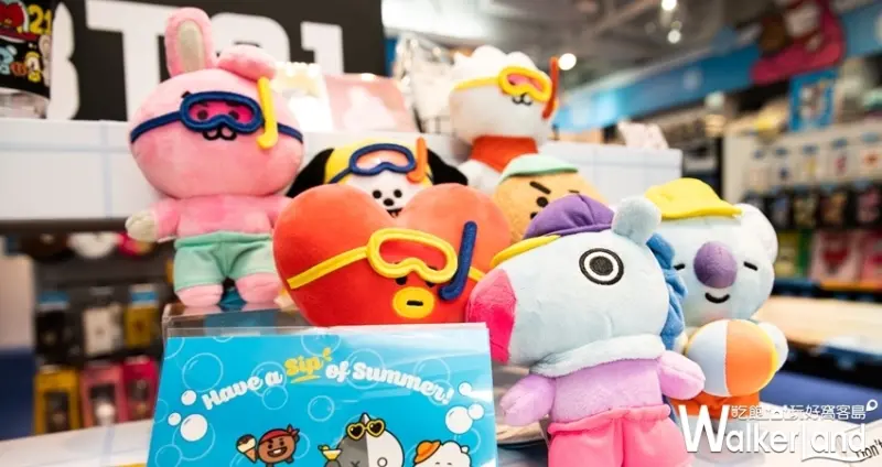 LINE FRIENDS夏日快閃店 / WalkerLand窩客島整理提供 未經許可不可轉載