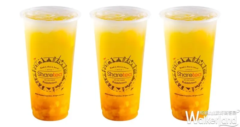 Sharetea「芒果冰沙、發光珍奶」 / WalkerLand窩客島整理提供 未經許可不可轉載