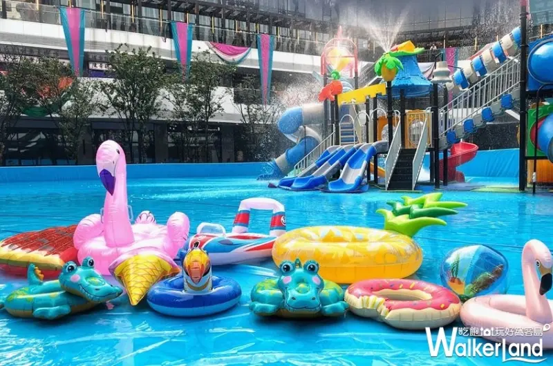台中親子水樂園「Dali Art親水潮樂園」 / WalkerLand窩客島整理提供 未經許可不可轉載