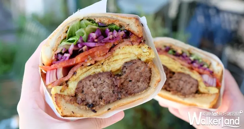 南京三民早午餐「Happiness Day 幸福的一天」芋泥雙鹹蛋黃三明治 / WalkerLand窩客島整理提供 未經許可不可轉載