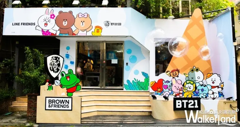 LINE FRIENDS夏日快閃店 / WalkerLand窩客島整理提供 未經許可不可轉載