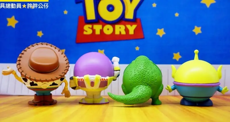 玩具總動員扭蛋-胖胖公仔 / WalkerLand窩客島整理提供 未經許可不可轉載