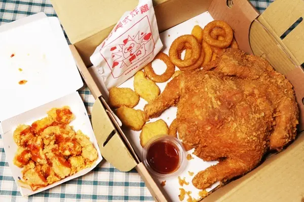 美食窩客 小白筍 /爆Q美式炸雞-安和店