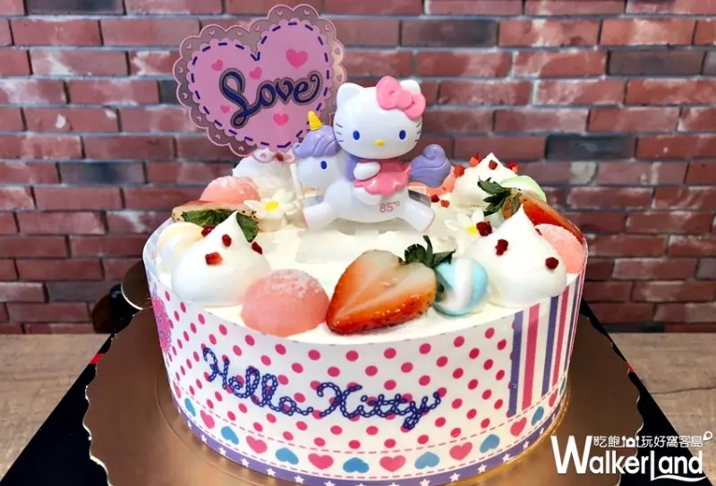Hello Kitty飛天獨角獸蛋糕 / WalkerLand窩客島整理提供 未經許可，不得轉載