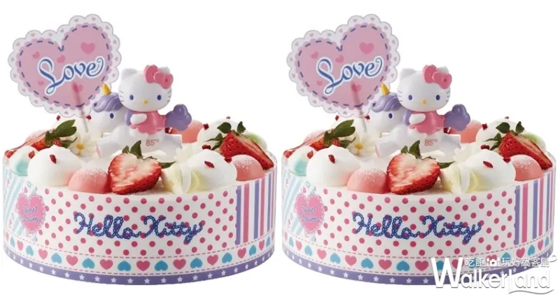 Hello Kitty飛天獨角獸蛋糕 / WalkerLand窩客島整理提供 未經許可，不得轉載