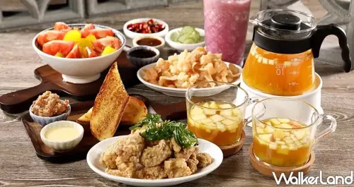 超浮誇台式下午茶！台中日曜天地「丰盛町」強勢推出「帝王蟹腳雞絲麵」，新台菜料理搶攻台中人全新朝聖清單。