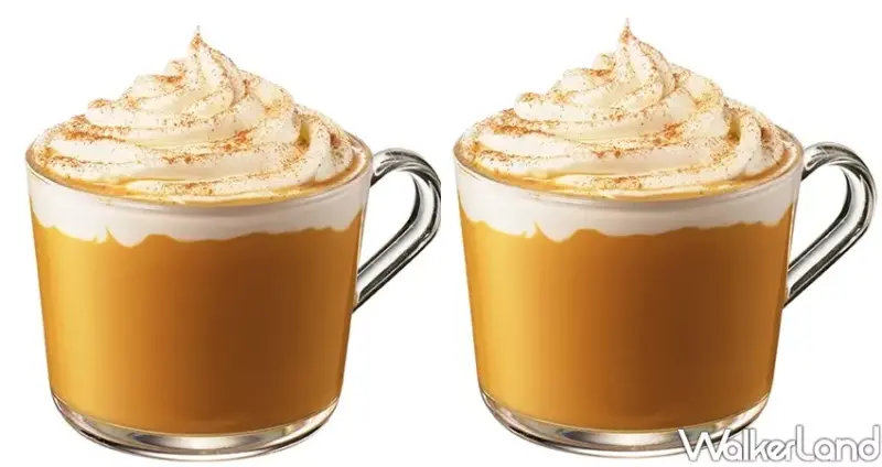 星巴克南瓜風味那堤 / WalkerLand窩客島整理提供 未經許可不可轉載