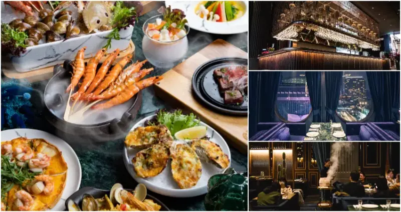 金色三麥經典再一家！「UMAMI 金色三麥」經典蛻變首獻微風南山。主廚推薦「狼煙馬告嫩烤戰斧豬」週慶限定半價優惠。