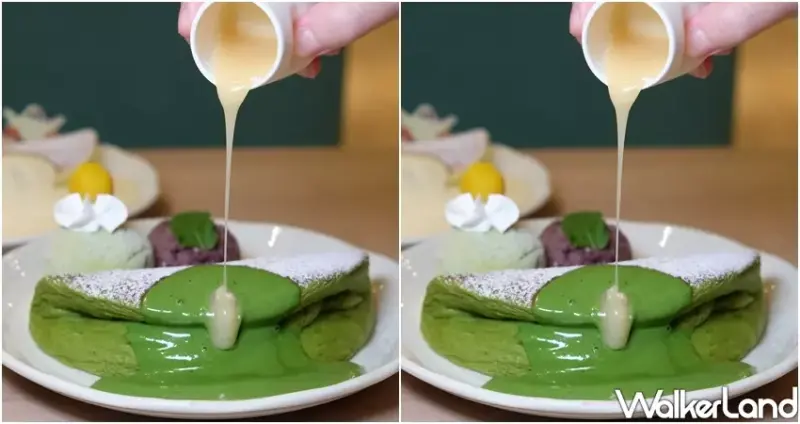 屋莎鬆餅屋 抹茶鬆餅 / WalkerLand窩客島整理提供 未經許可不可轉載