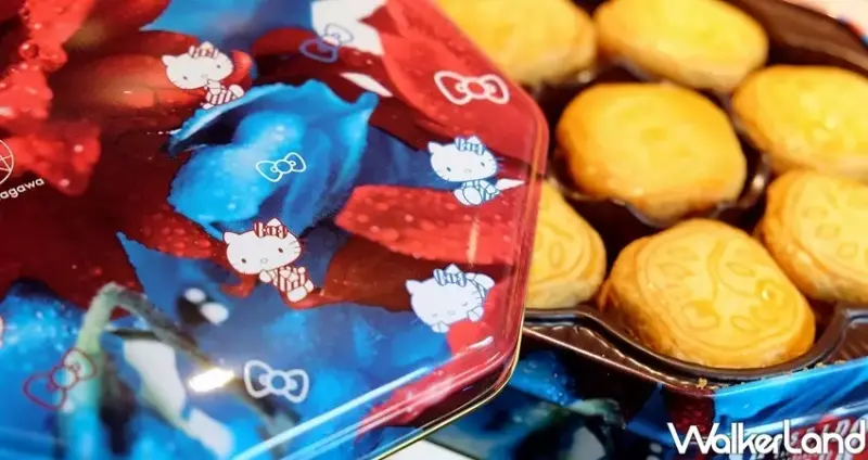 SHISEIDO PARLOUR資生堂「花椿餅乾Hello Kitty」聯名鐵盒 / WalkerLand窩客島整理提供 未經許可不可轉載