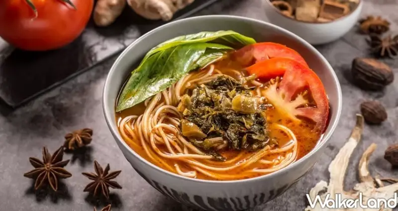 詹麵「薑燒蕃茄湯麵」 / WalkerLand窩客島整理提供 未經許可不可轉載