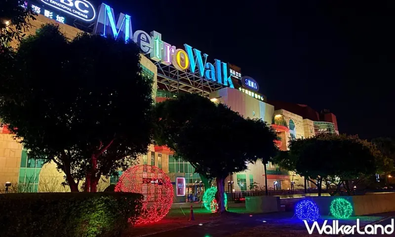 中壢耶誕打卡「大江購物中心」 / WalkerLand窩客島整理提供 未經許可不可轉載