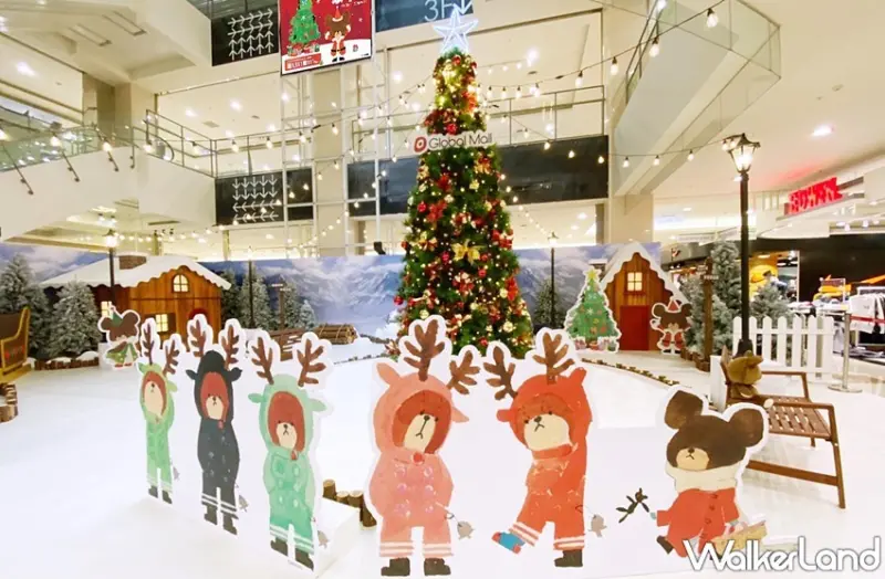 小熊學校X Global Mall聖誕活動 / WalkerLand窩客島整理提供 未經許可，不得轉載