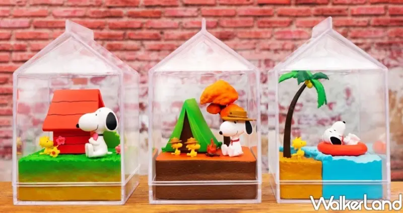 史努比玻璃屋公仔 / WalkerLand窩客島整理提供 未經許可不可轉載