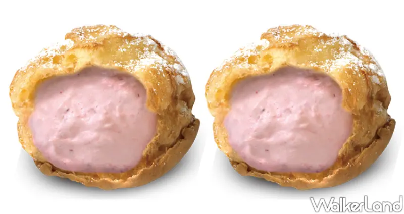 beard papa草莓泡芙 / WalkerLand窩客島整理提供 未經許可不可轉載