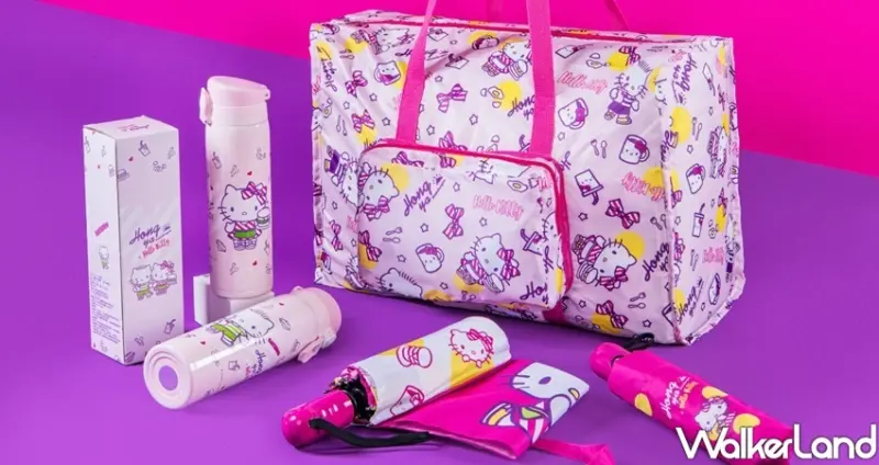 弘爺漢堡xHello Kitty聯名「2019 與Hello Kitty的早餐約會」 / WalkerLand窩客島整理提供 未經許可不可轉載