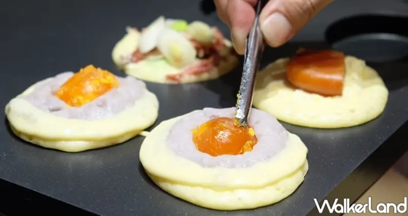 中壢馬祖新村（遠百信義店)美食「大甲芋泥鹹蛋黃」 / WalkerLand窩客島整理提供 未經許可不可轉載