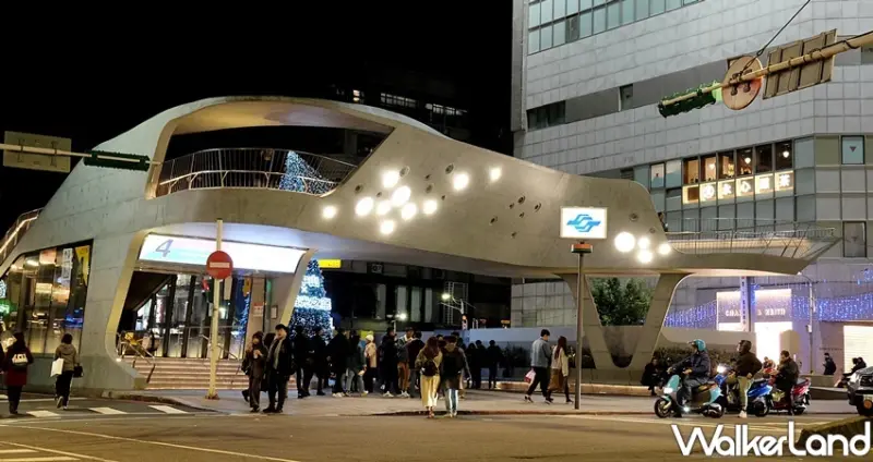 中山站4號出口「心中山線形公園」 / WalkerLand窩客島整理提供 未經許可不可轉載