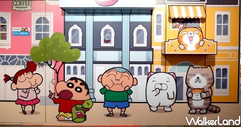 松菸「987動感樂園 蠟筆小新x白爛貓期間限定店」 / WalkerLand窩客島整理提供 未經許可不可轉載