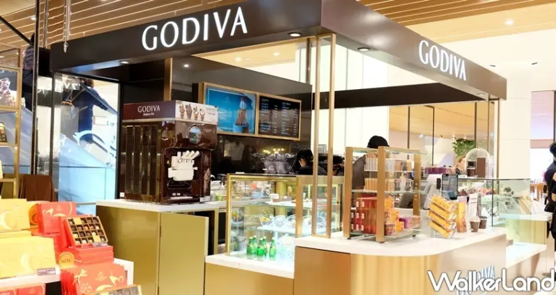 遠百信義A13「GODIVA Café」 / WalkerLand窩客島整理提供 未經許可不可轉載