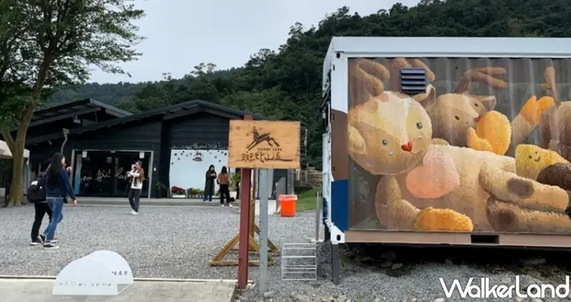 宜蘭景點梅花鹿園「斑比⼭丘」拉布市集 / WalkerLand窩客島整理提供 未經許可不可轉載