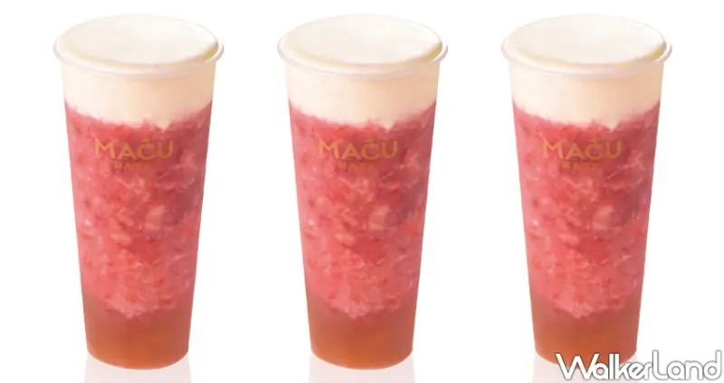 草莓手搖飲/ WalkerLand窩客島整理提供 未經許可不可轉載