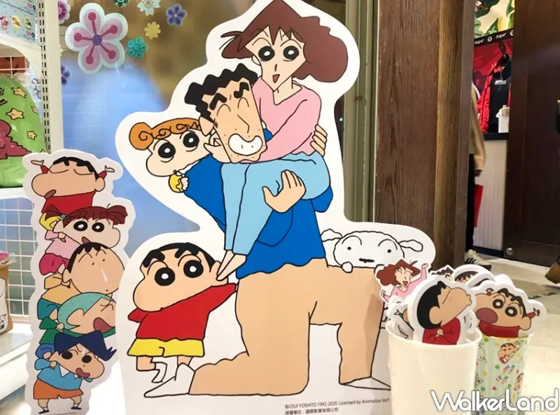 中山新光南西「蠟筆小新快閃店」 / WalkerLand窩客島整理提供 未經許可不可轉載