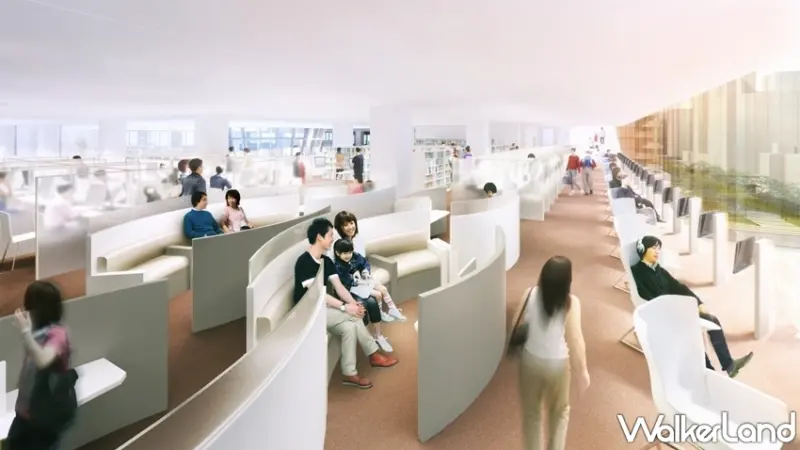桃園市立圖書館新建總館 / WalkerLand窩客島整理提供 未經許可，不得轉載