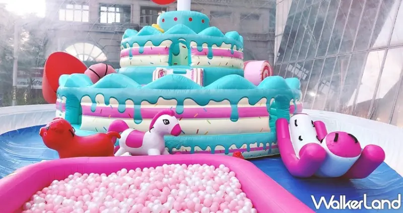 板橋大遠百 嗨森萌鹿氣墊樂園 / WalkerLand窩客島整理提供 未經許可，不得轉載