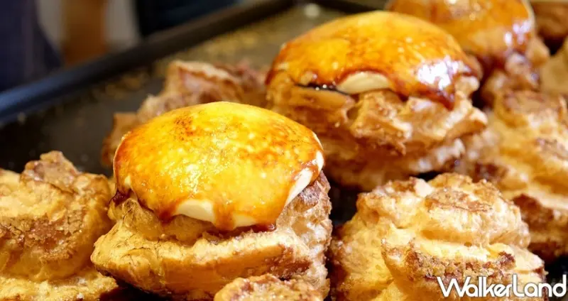 新竹甜點手搖飲「舒油頭 X KACHI火焰炙燒泡芙」 / WalkerLand窩客島整理提供 未經許可不可轉載