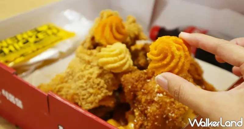 炸雞控給我開動！超夯韓式炸雞NENE CHICKEN打造全新點心「NENE薯花花」，酥脆馬鈴薯泥搶攻半半炸雞的最佳搭配。