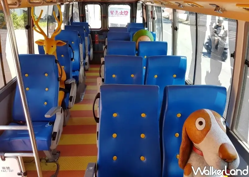 宜蘭景點「幾米候車亭、幾米觀光巴士」/ WalkerLand窩客島整理提供 未經許可不可轉載