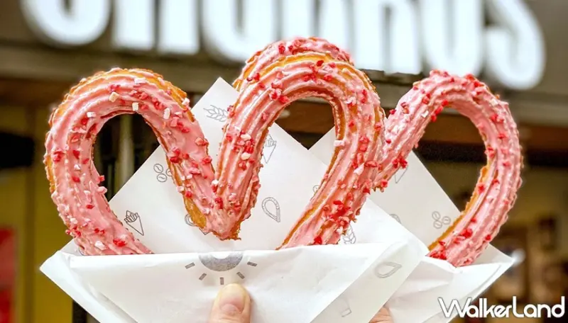 挑戰最粉嫩告白甜點！IG爆夯甜點Street Churros推出台灣限定版「草莓愛心吉那圈」，甜點控放閃就靠這一圈。