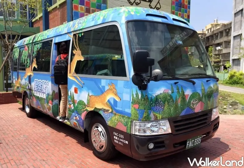 宜蘭景點「幾米候車亭、幾米觀光巴士」/ WalkerLand窩客島整理提供 未經許可不可轉載