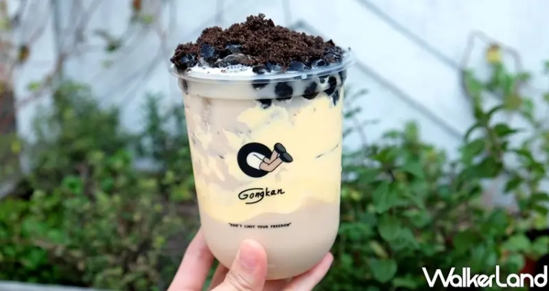 手搖飲萬波「OREO雞蛋糕珍珠奶茶」 / WalkerLand窩客島整理提供 未經許可不可轉載