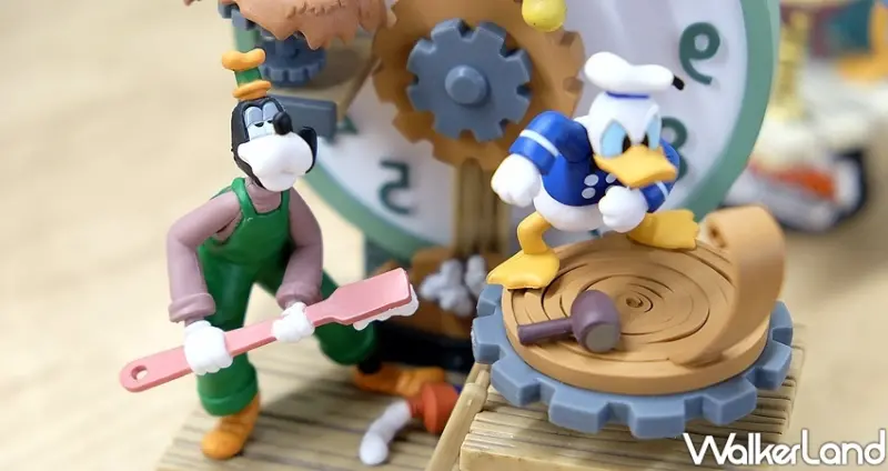 「米奇大鐘清潔員、米奇樂隊演奏會」公仔 / WalkerLand窩客島整理提供 未經許可不可轉載