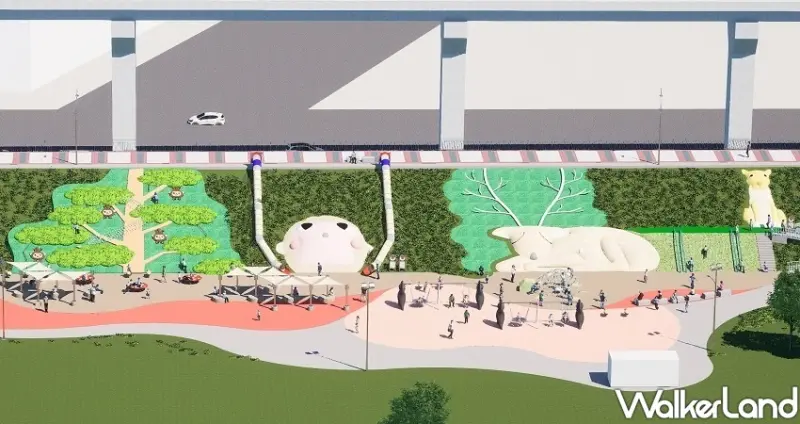 大都會公園「獮猴溜滑梯」 / WalkerLand窩客島整理提供 未經許可不可轉載