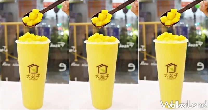 大苑子 在欉紅芒果冰沙 / WalkerLand窩客島提供 未經許可，不得轉載