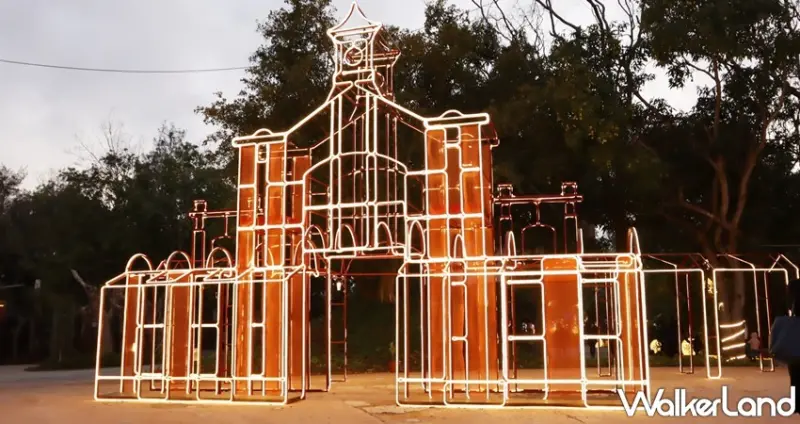 台中火車站花燈 / WalkerLand窩客島整理提供 未經許可，不得轉載