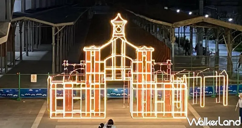 台中火車站花燈 / WalkerLand窩客島整理提供 未經許可，不得轉載