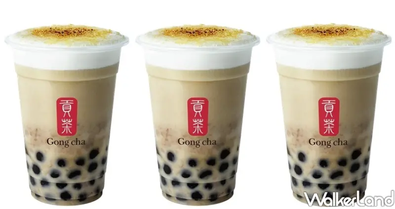 貢茶「布丁蛋糕芋泥冰沙、鹹蛋酥奶蓋芋泥鮮奶」 / WalkerLand窩客島整理提供 未經許可不可轉載