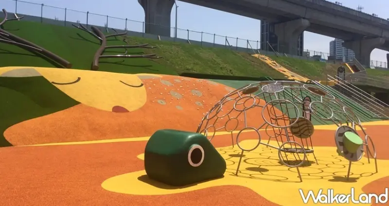 三重新北大都會、獮猴溜滑梯 / WalkerLand窩客島整理提供 未經許可不可轉載