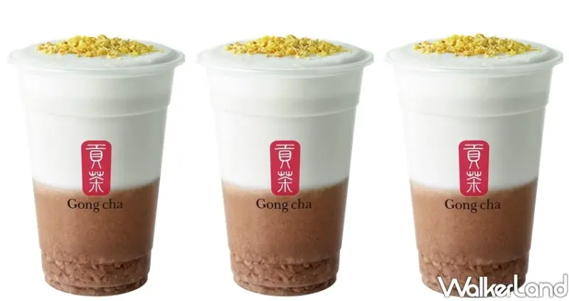 貢茶「布丁蛋糕芋泥冰沙、鹹蛋酥奶蓋芋泥鮮奶」 / WalkerLand窩客島整理提供 未經許可不可轉載