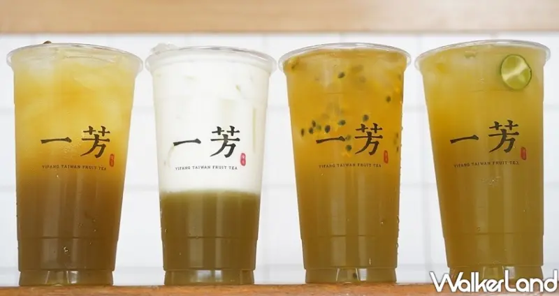 一芳水果茶「愛文芒果西米露」 / WalkerLand窩客島整理提供 未經許可不可轉載