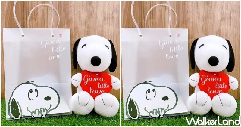 金沙巧克力「七夕史努比花束、史努比提袋」 / WalkerLand窩客島整理提供 未經許可不可轉載