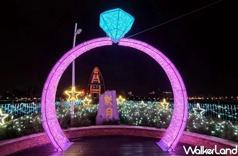 新月橋幸福光雕展 / WalkerLand窩客島整理提供 未經許可不可轉載